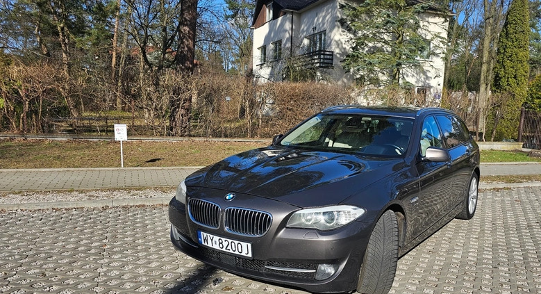 BMW Seria 5 cena 53970 przebieg: 249396, rok produkcji 2012 z Warszawa małe 497